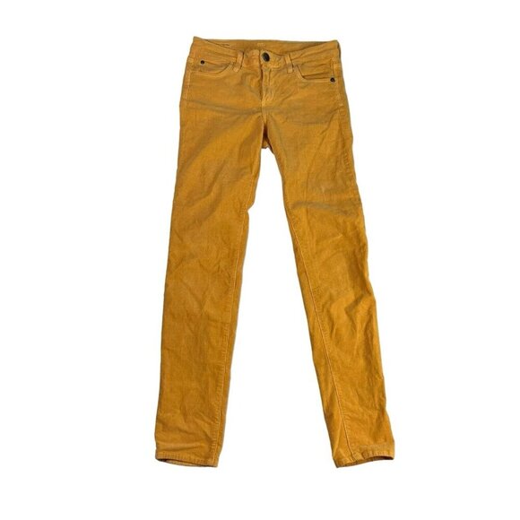 Stitch Fix Pants - Stitch Fix Kut From Kloth Skinny Cords Jeans Pants Mustard Gold Yellow Size 2